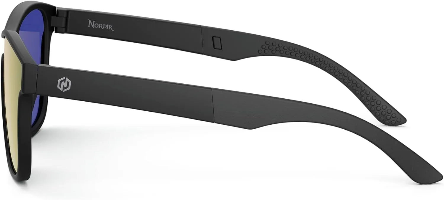 Nordik RIKR Classic Sunglasses TR90 Frame Polarized Photochromic Lens Shatter-Resistant AntiUV for Fishing Cycling Running