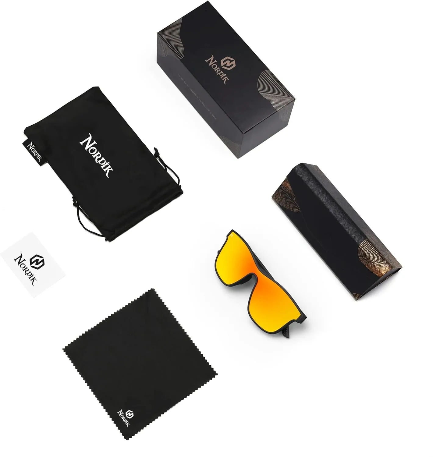 Nordik RIKR Classic Sunglasses TR90 Frame Polarized Photochromic Lens Shatter-Resistant AntiUV for Fishing Cycling Running