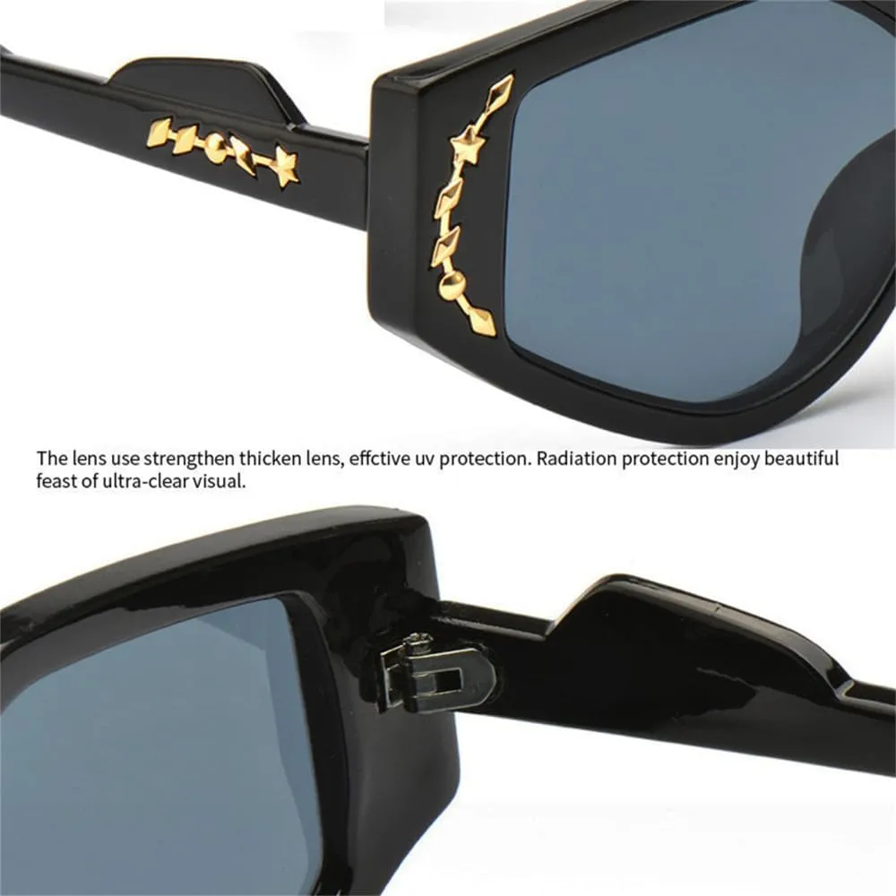 Oval Sunglasses Women Cat Eye Sun Glasses Vintage Eyewear Men Uv400 Retro Travel Outdoor Shades