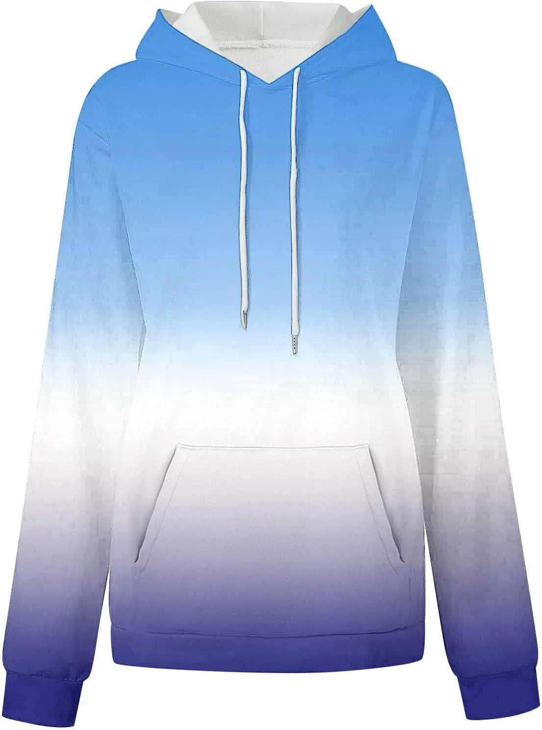 Oversized Sweatshirts for Women Loose Fit Fall Pullover Tops Neon Print Drawstring Hoodies Cute Trendy Clothes 2024