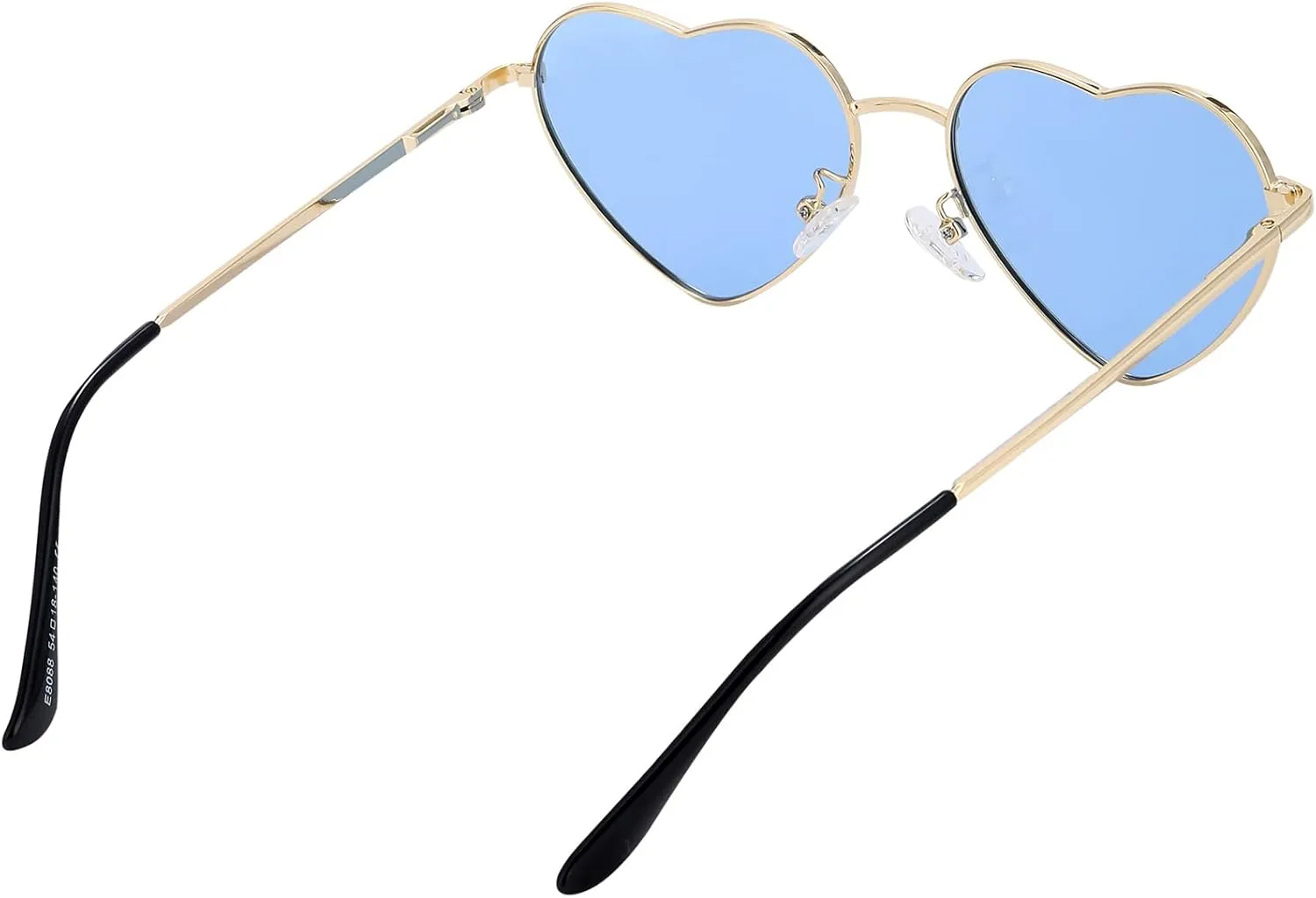 Polarized Heart Sunglasses for Women Fashion Cute Metal Frame Sun Glasses