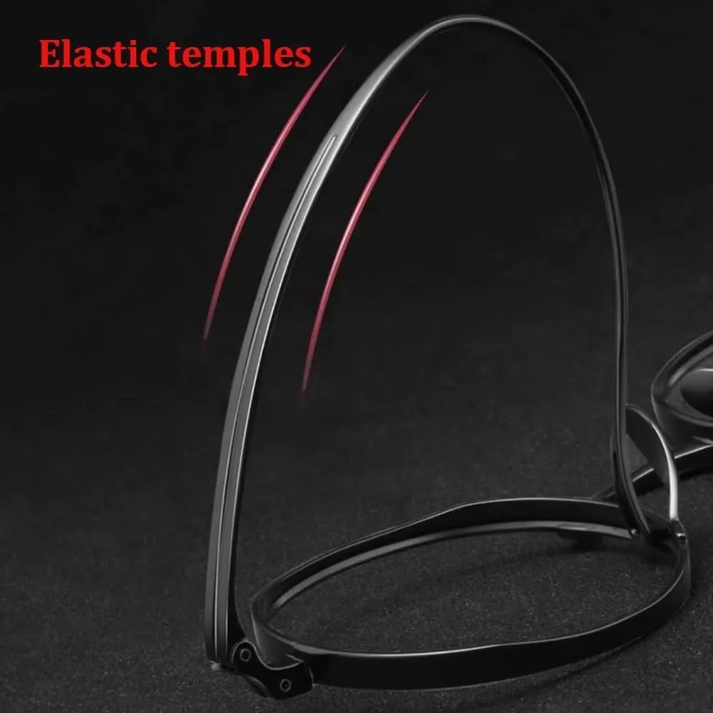 Professor Reading Glasses  2.5 Round Wizard Eyeglasses Men Women, Retro Nerd Readers Anti Blue Light, Metal Titanium(Bronze, 1.5)