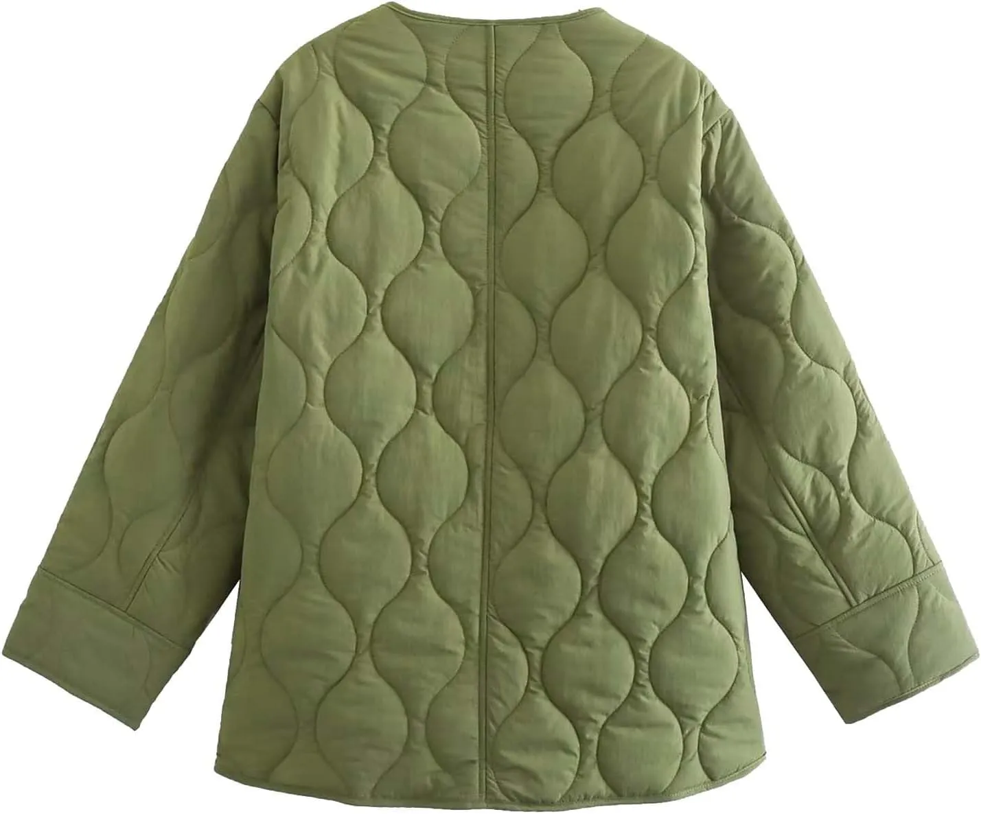 Quilted Jackets for Women 2024 Ultra Lightweight Down Jackets Prkas Button Down Oversized Winter Warm Puffer Coats