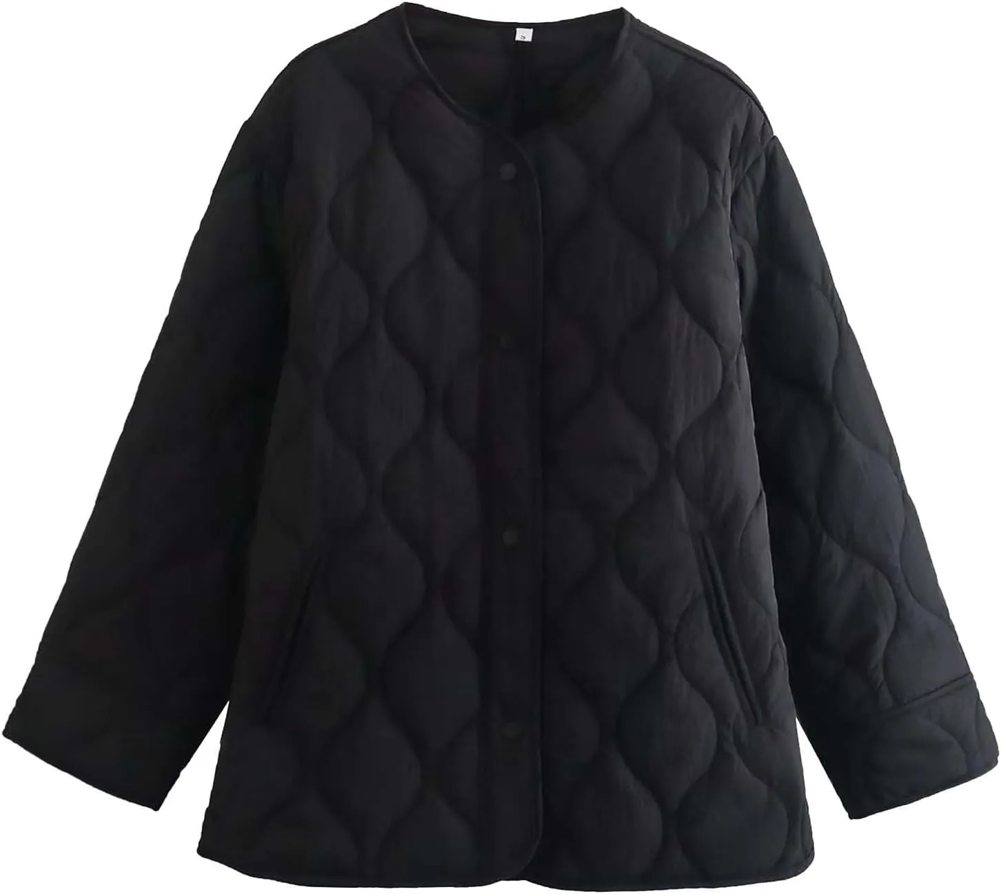 Quilted Jackets for Women 2024 Ultra Lightweight Down Jackets Prkas Button Down Oversized Winter Warm Puffer Coats