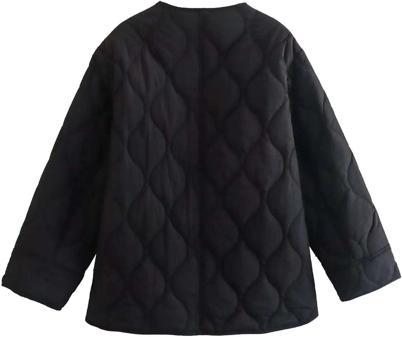 Quilted Jackets for Women 2024 Ultra Lightweight Down Jackets Prkas Button Down Oversized Winter Warm Puffer Coats