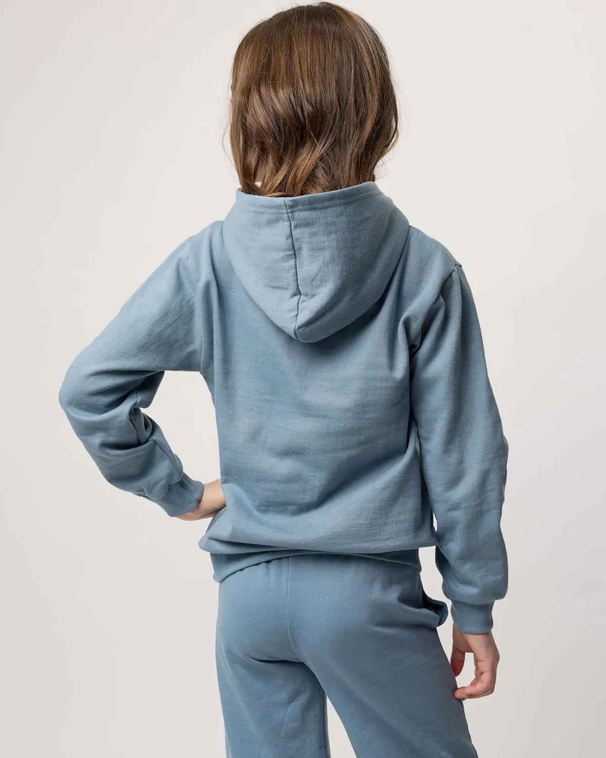 Real Essentials 3 Pack: Girls' Soft Brushed Fleece Pullover Hoodie Sweatshirt With Kangaroo Pocket (Ages 7-16)
