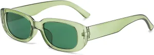 Rectangle Fashion Sunglasses for Women Men Retro Vintage Uv400 Sun Shades Glasses for Summer Beach Travel