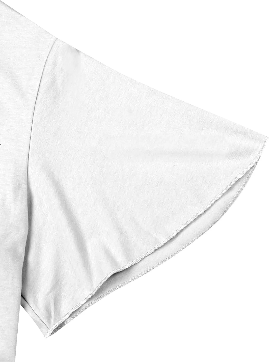 Remidoo Womens Fringe Hem Short Sleeve Round Neck T Shirt Oversized Tee Top