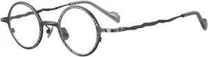 Round Frame Glasses for Women Men Small Circle Blue Light Blocking Glasses Anti Eyestrain Computer Gaming Eyewear