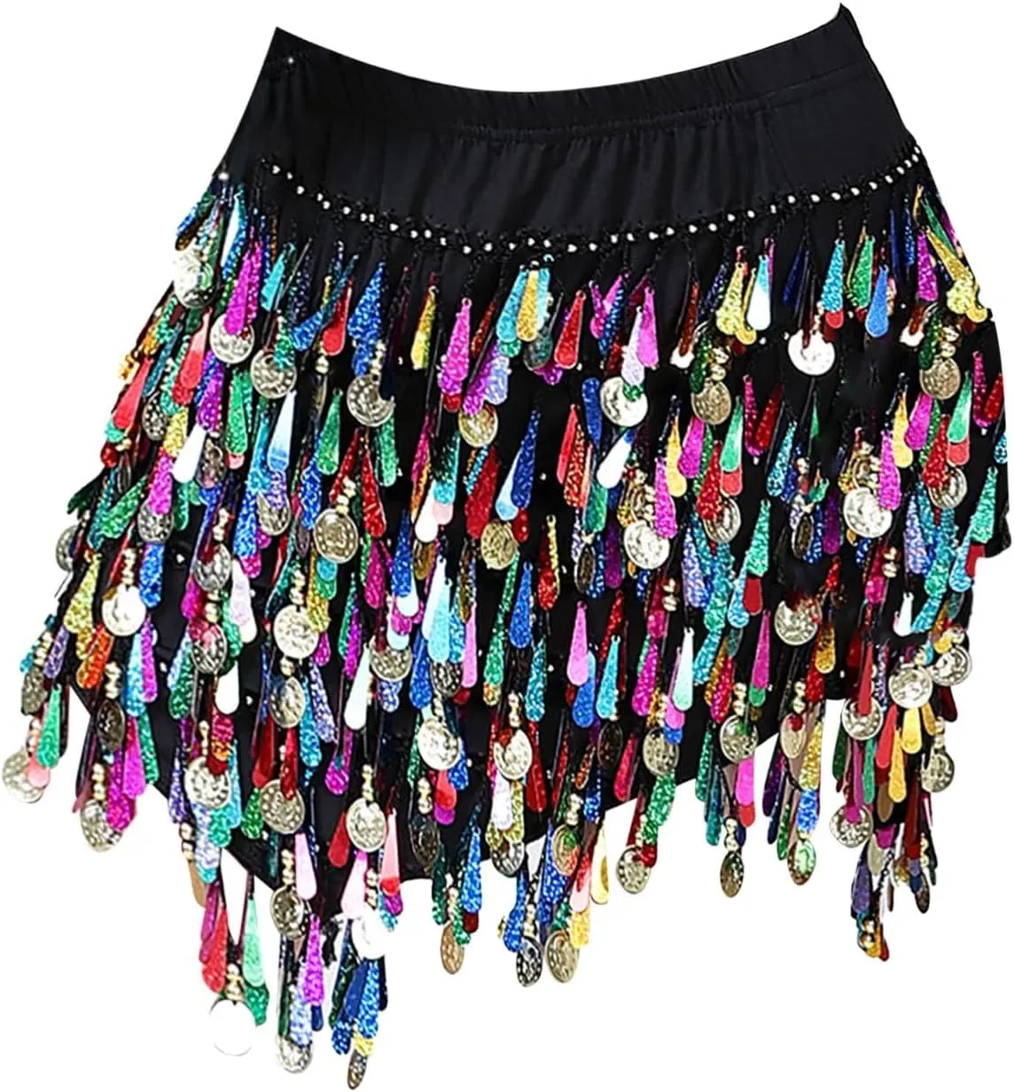 Sequin Skirts for Women Midi Length Women Club Skirt Skirt Skirt Sparkle Split Hem Night Out Party Maxi Sequined