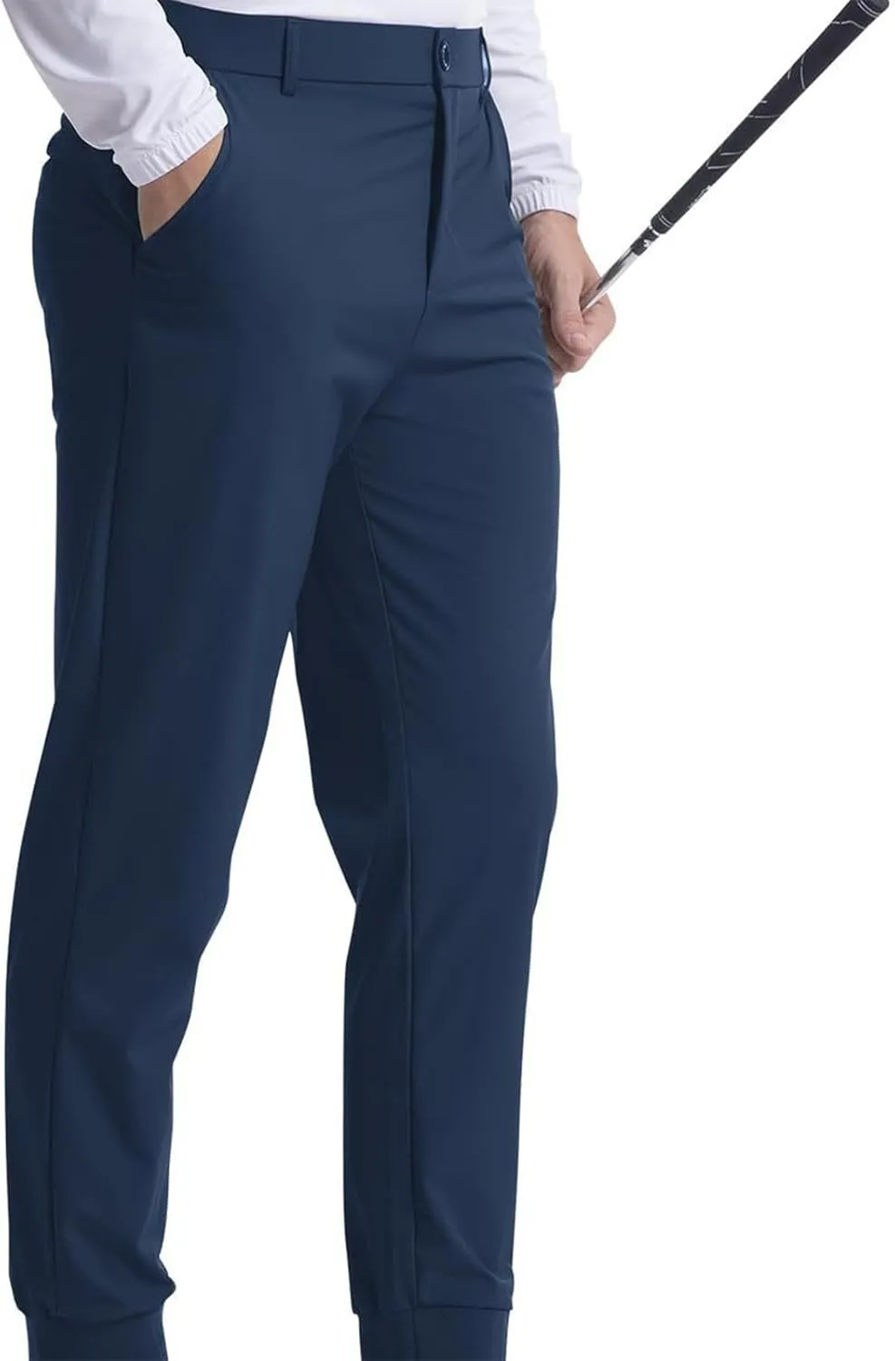 Slim Fit Dress Pants for Men Lightweight Slim Fit Ultra 4-Ways Stretch Sweatpants with Pockets for Dress Work Casual