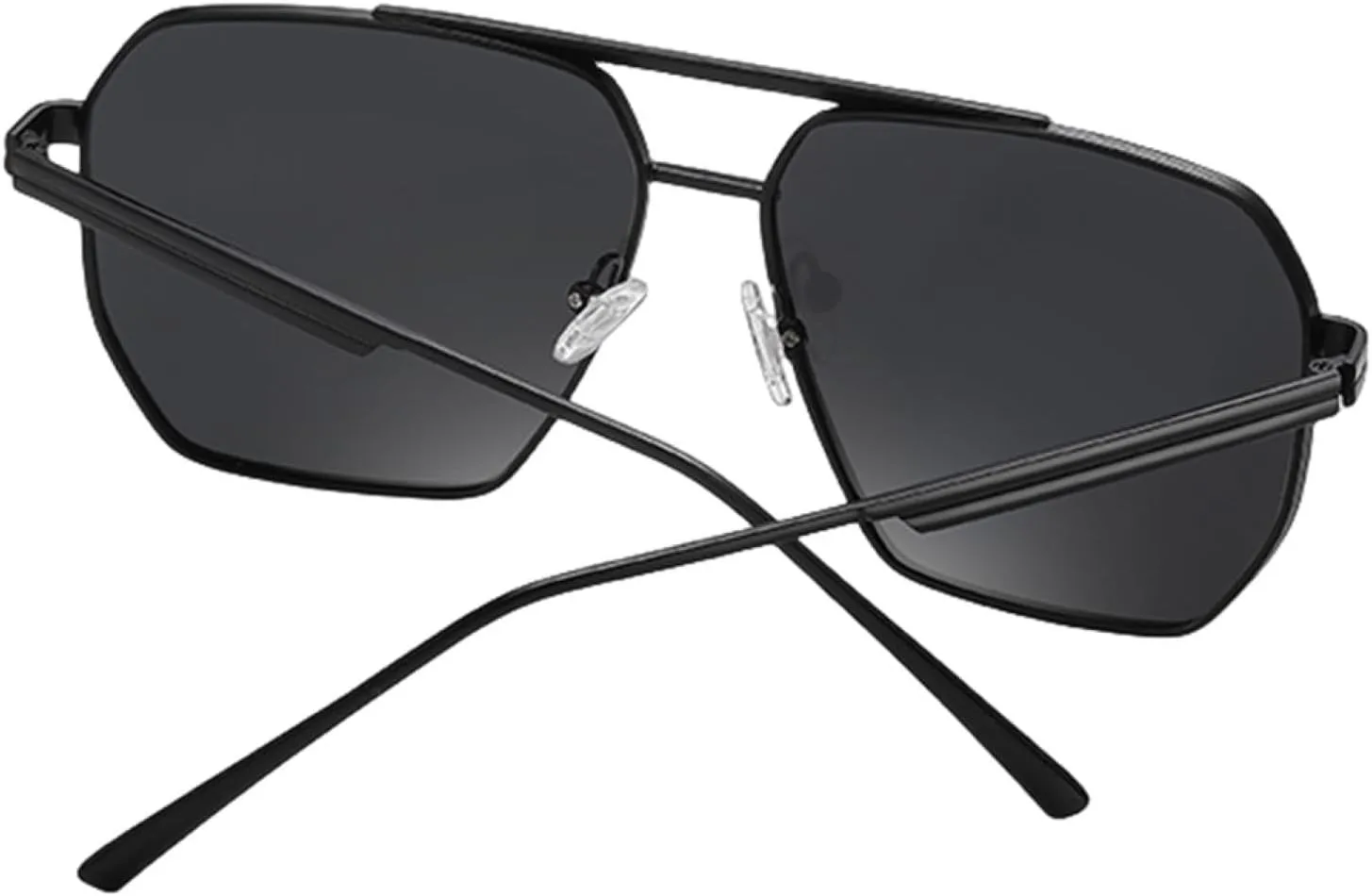 Sunglasses for Men Uv400 Retro Metal Polygon Frame Driving Fishing Bike Travel