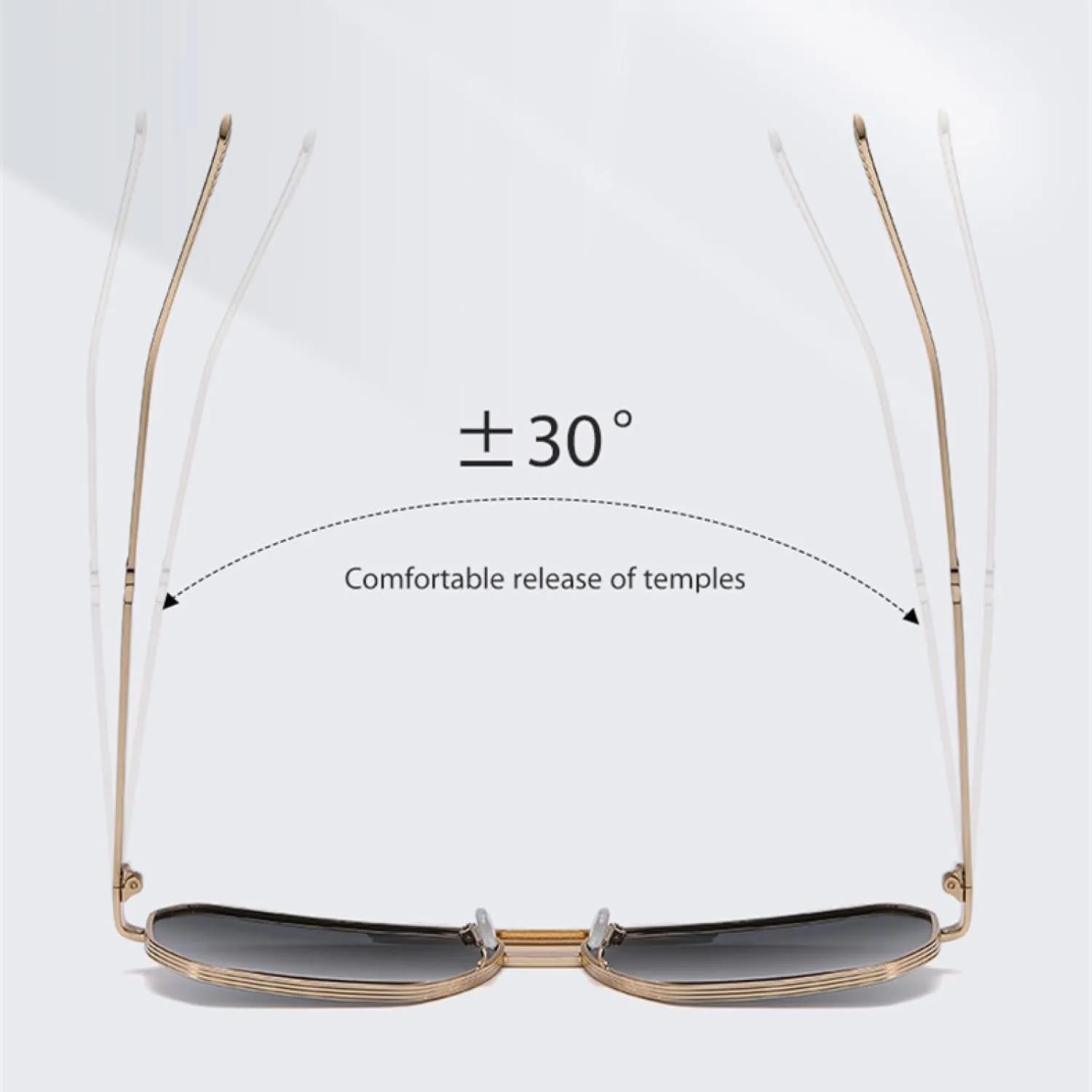 Sunglasses for Men Uv400 Retro Metal Polygon Frame Driving Fishing Bike Travel