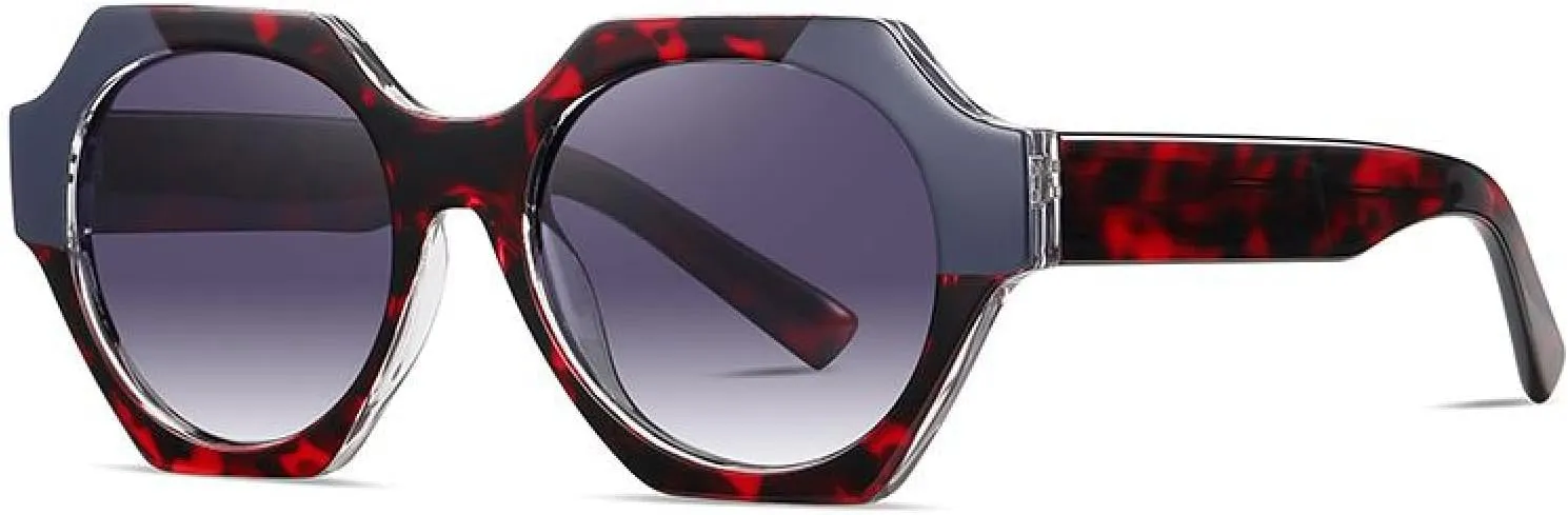 Sunglasses for Women Men Uv400 Acetate Fibre Frame Camping Beach Travel