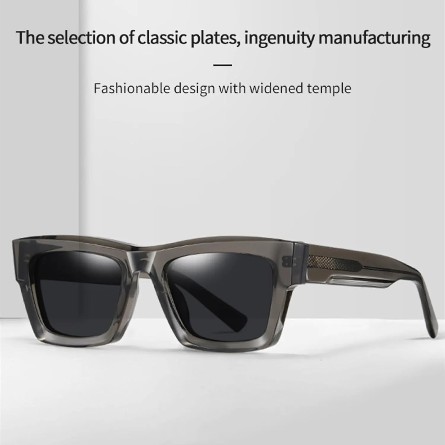 Sunglasses for Women Men Uv400 Acetate Frame Camping Outdoor Travel Shade