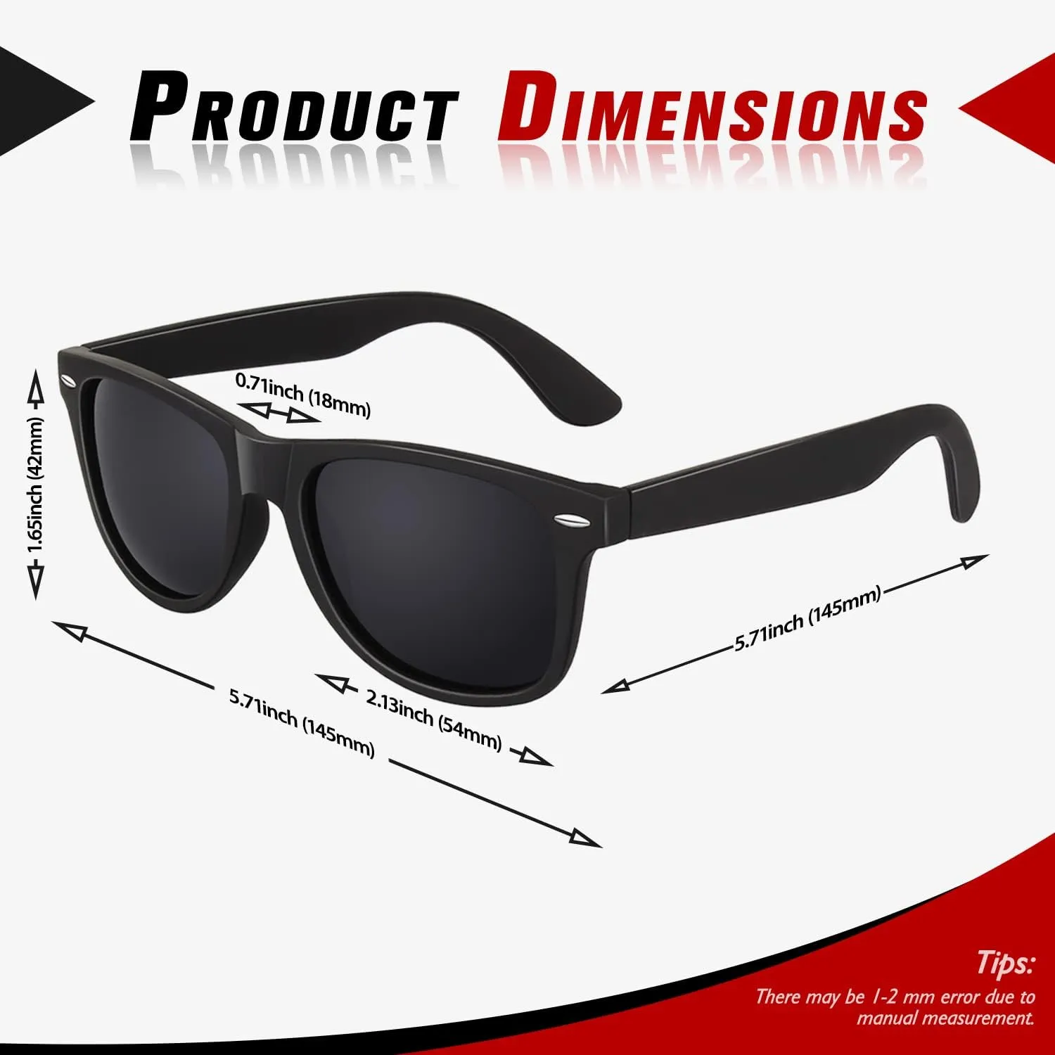 Sunier Polarized Sunglasses for Men and Women Matte Finish Sun glasses Color Mirror Lens UV Blocking (3 Pack)