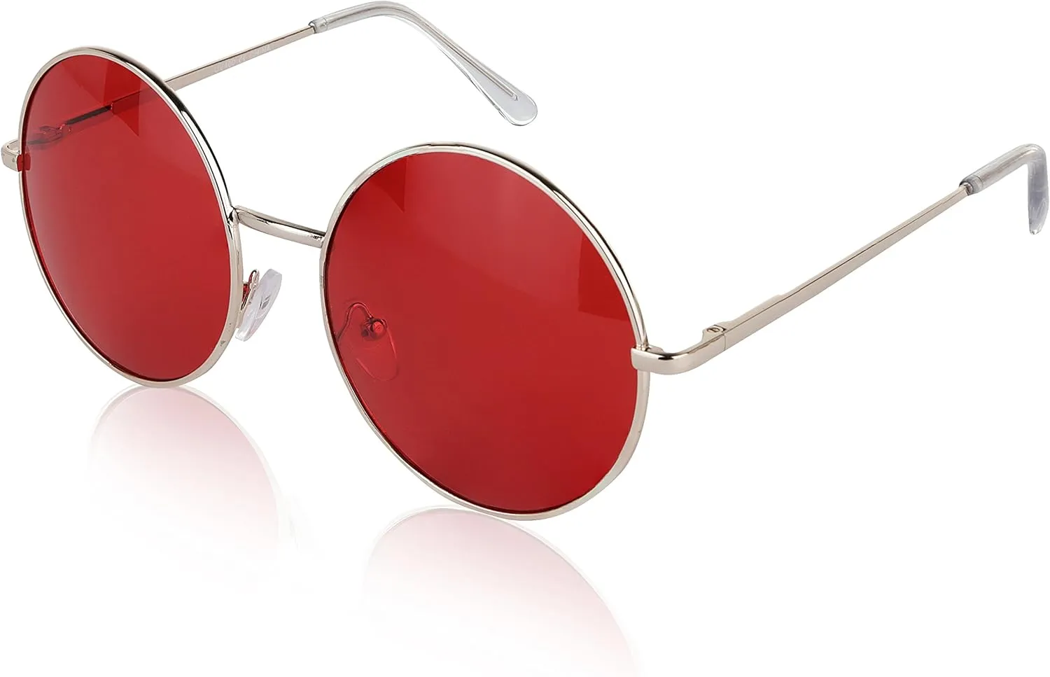 SunnyPro Big Round Sunglasses Retro Circle Tinted Lens Glasses UV400 Protection