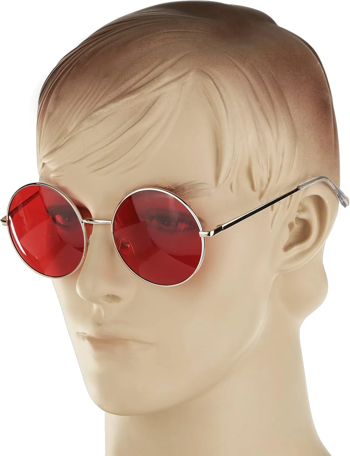 SunnyPro Big Round Sunglasses Retro Circle Tinted Lens Glasses UV400 Protection