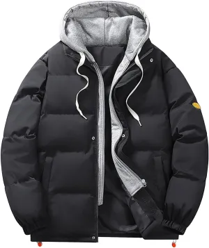 Today Prime Big Deal on Gifts for Dads Birthday Utility Jacket Conceal Carry Hoodie Gifts for Dad Birthday Mens Sport Coats with Straight Jackets for Adults E-Black