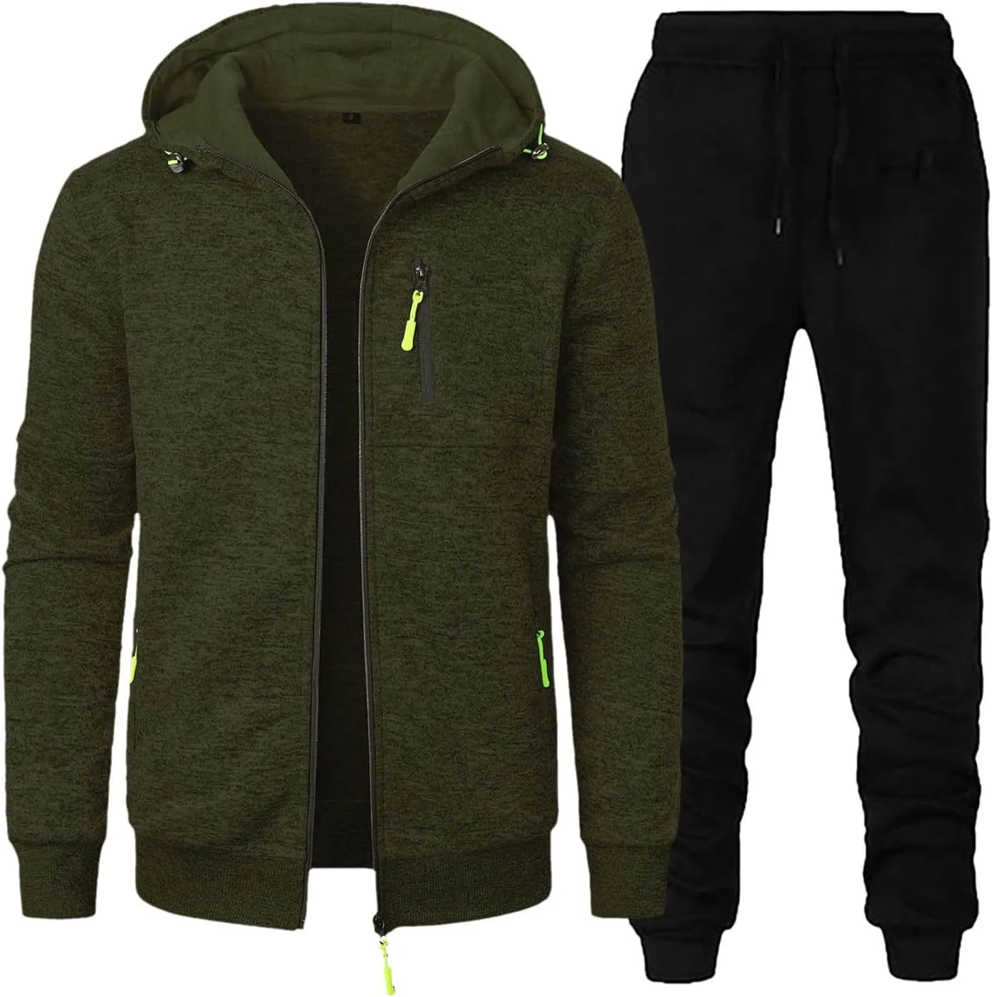Track Suits Mens Loose 3D Printed Hoodie Pant Set Mens Flag Hoodie Sweatpants Top Men Track Suits Sets Big And