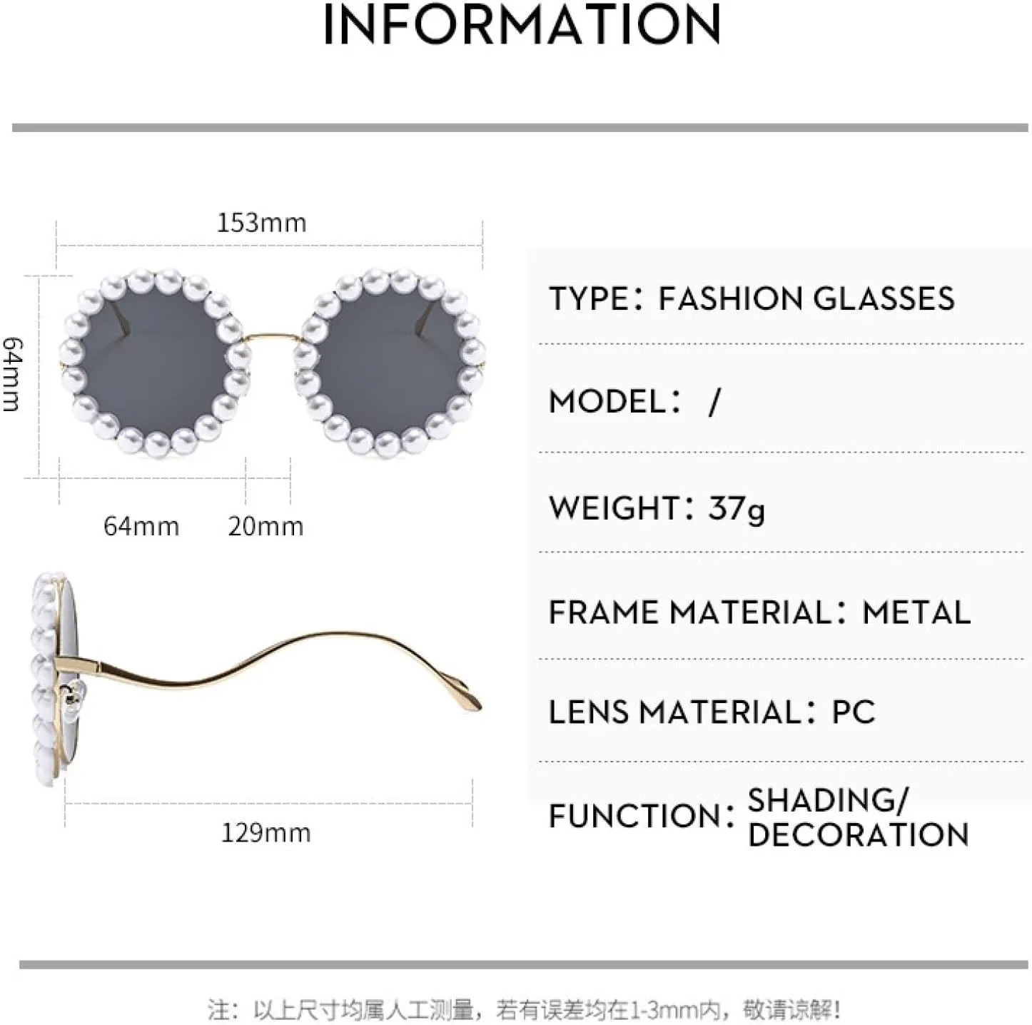 Trend Luxury Sunglasses Men Women Fashion Metal Frame Round Outdoors Travel Sun Glasses Uv400