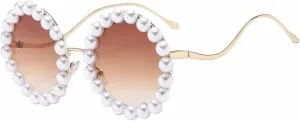 Trend Luxury Sunglasses Men Women Fashion Metal Frame Round Outdoors Travel Sun Glasses Uv400