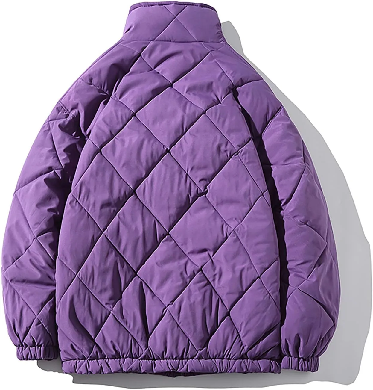 tuduoms Men's Winter Oversize Puffer Jacket Warm Parka Thicken Padded Bubble Coat Down Bomber Jacket Snow Ski Outwear