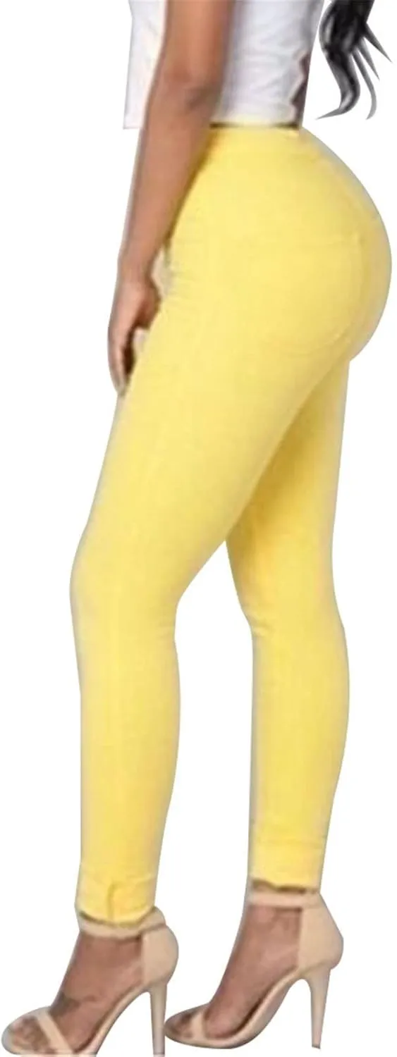 Vintage Ladies Jeans Mom High Waist Jeans Casual Pencil Pants Street Jeans