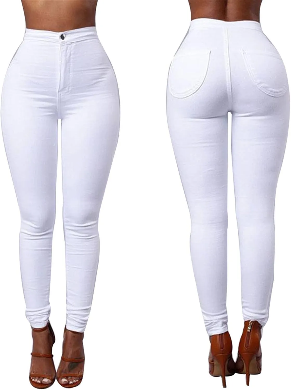 Vintage Ladies Jeans Mom High Waist Jeans Casual Pencil Pants Street Jeans