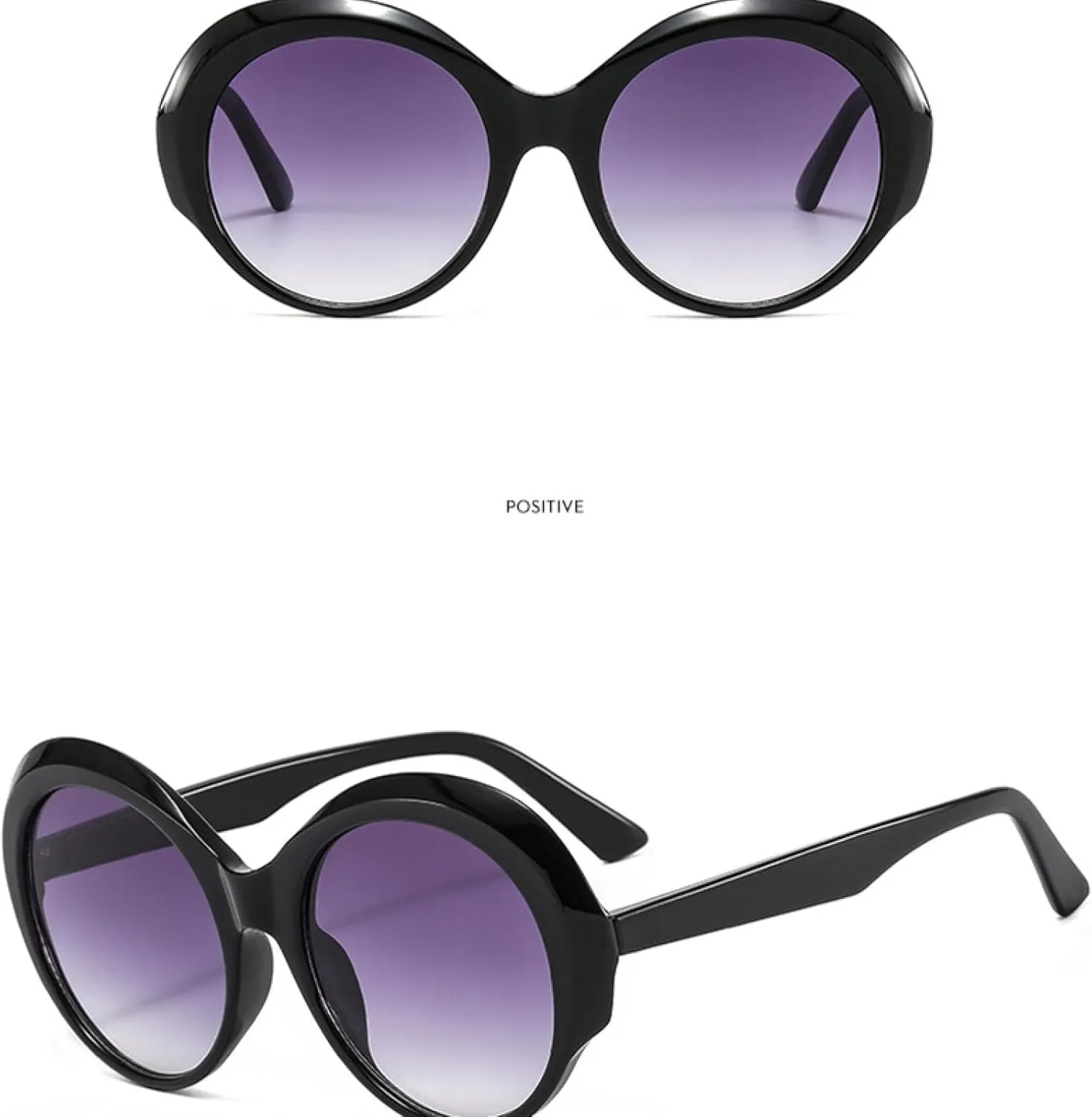 Vintage Large Frame Circular Punk Sunglasses Women Trendy Fashion Luxury Outdoors Travel Driving Sunglasses Uv400
