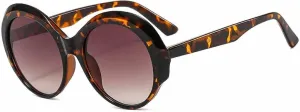 Vintage Large Frame Circular Punk Sunglasses Women Trendy Fashion Luxury Outdoors Travel Driving Sunglasses Uv400