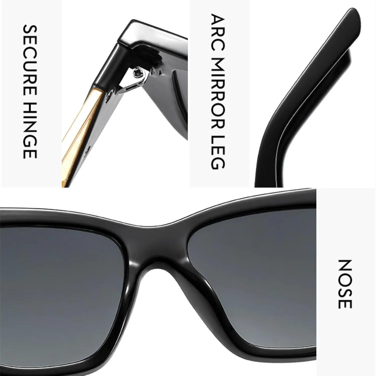 Vintage Luxury Sunglasses Women Fashion Trendy Travel Outdoors Street Snap Sunglasses Uv400
