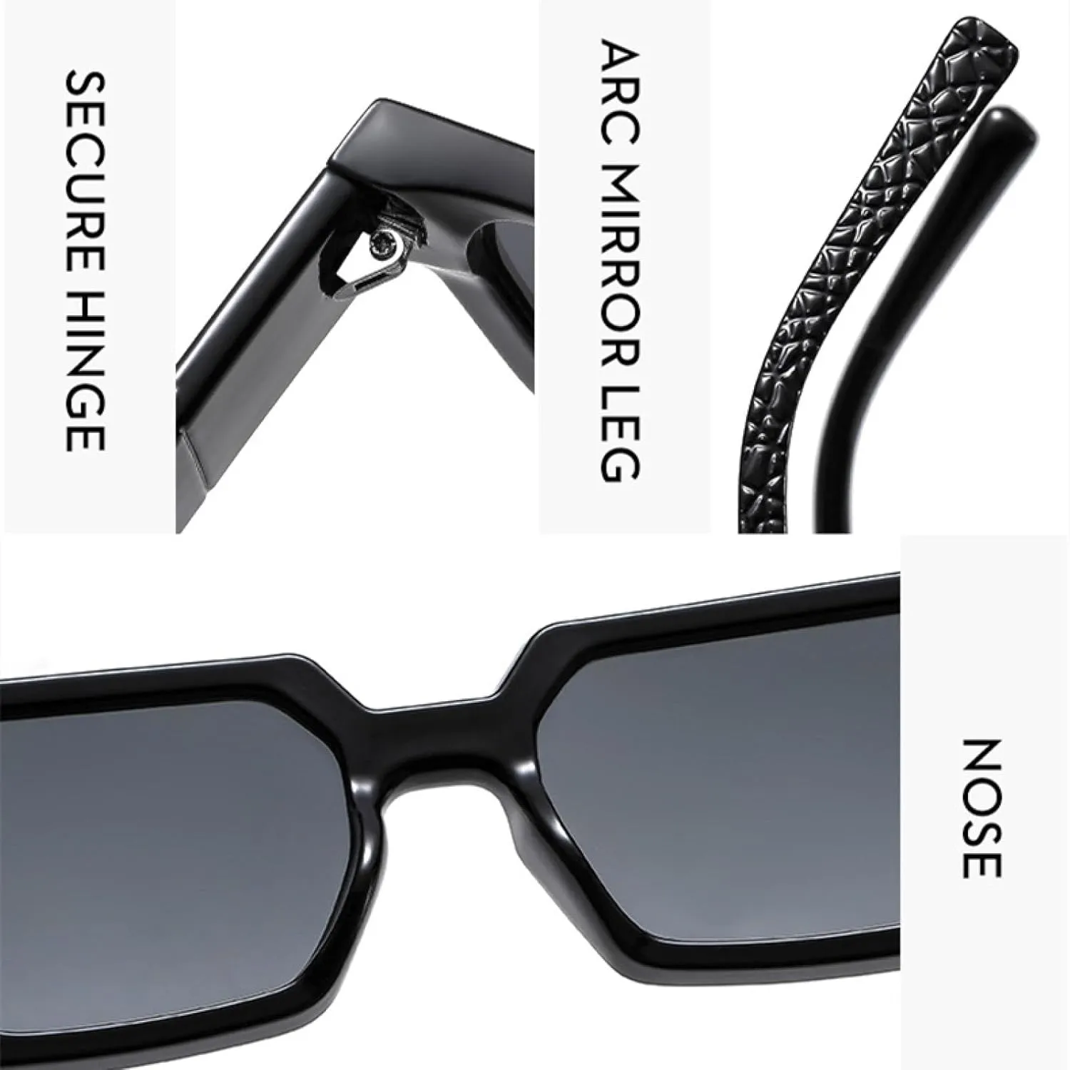 Vintage Rivets Sunglasses Women Men Fashion Luxury Travel Driving Sun Glasses Uv400