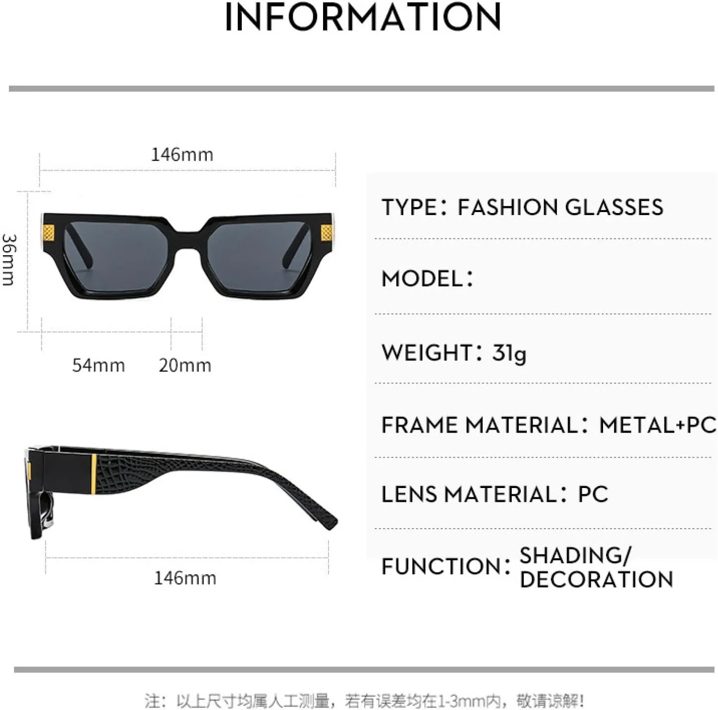 Vintage Rivets Sunglasses Women Men Fashion Luxury Travel Driving Sun Glasses Uv400