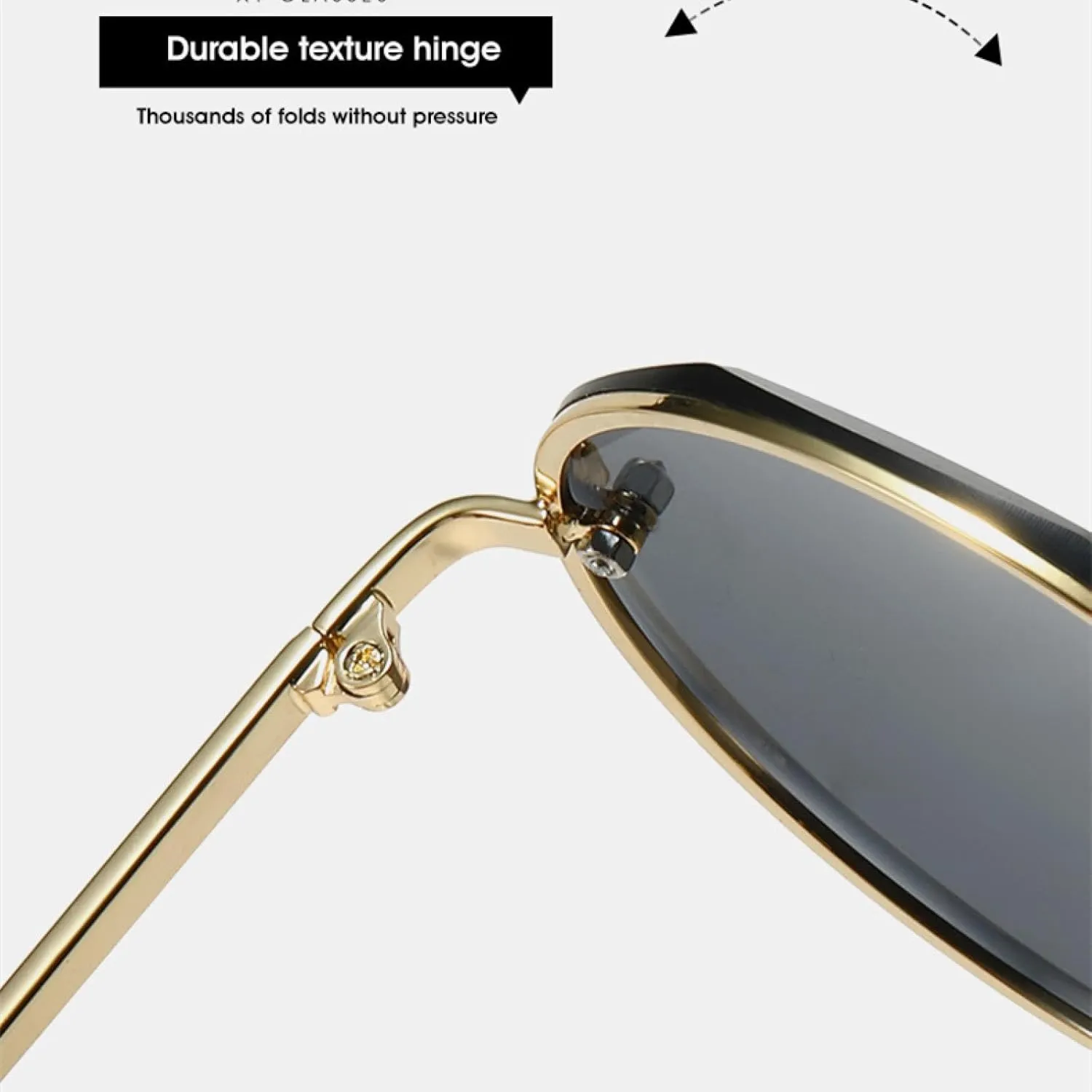 Vintage Round Sunglasses Men Sun Glasses Women Metal Frame Black Lens Eyewear Outdoor Travel Uv400