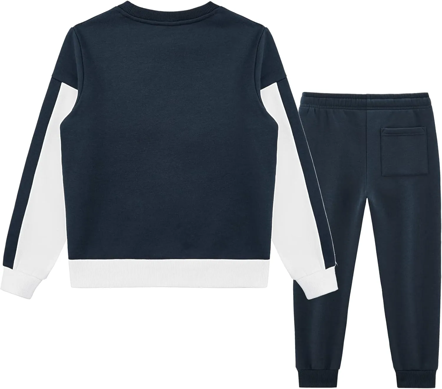 W JIANWANG Boys' Activewear Kids Clothing Sets Full Zip Fleece Brush Tracksuits Active Jackets and Pants 2 Piece 2-8 Years…