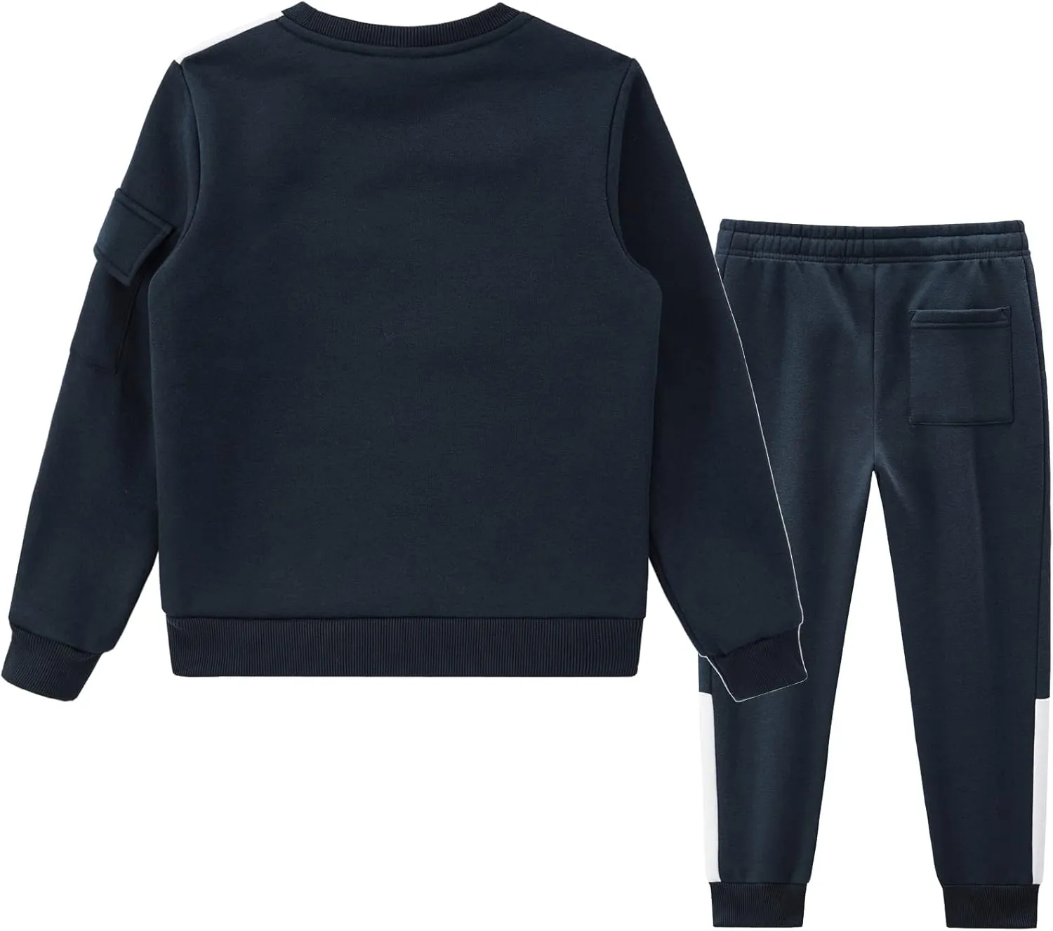 W JIANWANG Boys' Activewear Kids Clothing Sets Full Zip Fleece Brush Tracksuits Active Jackets and Pants 2 Piece 2-8 Years…