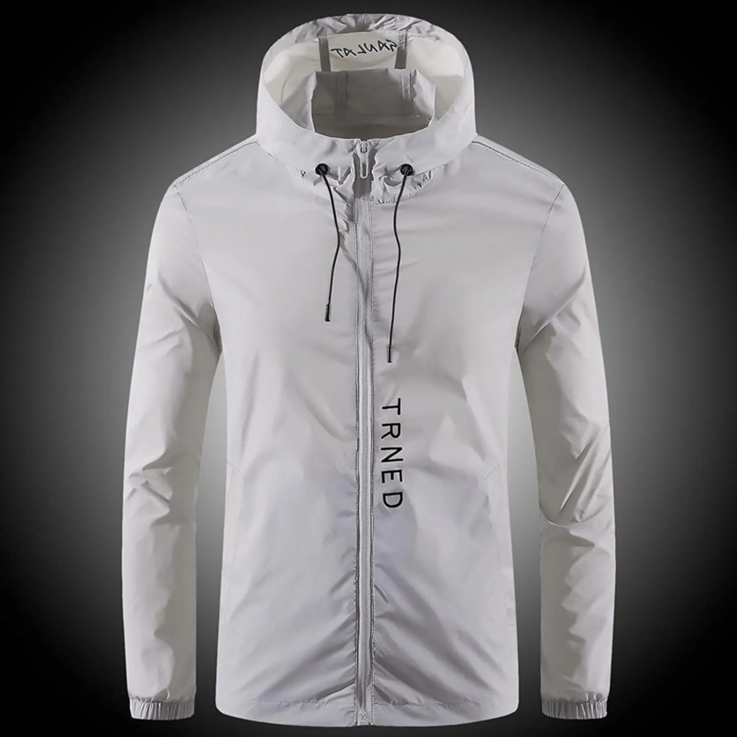Waterproof Jackets for Men, Men's Waterproof Softshell Jacket Lightweight Windbreaker Hooded Rain Coat for Outdoor