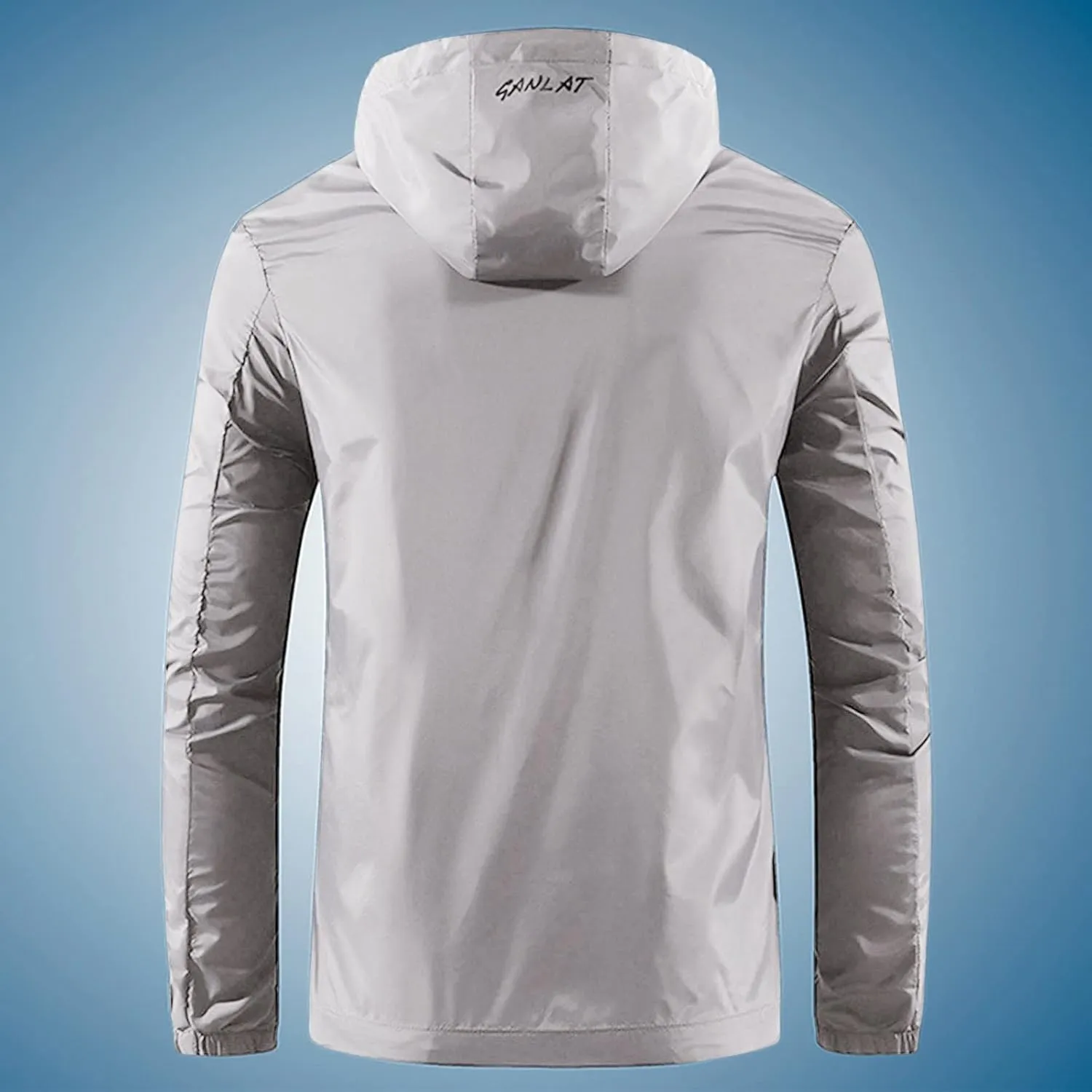 Waterproof Jackets for Men, Men's Waterproof Softshell Jacket Lightweight Windbreaker Hooded Rain Coat for Outdoor