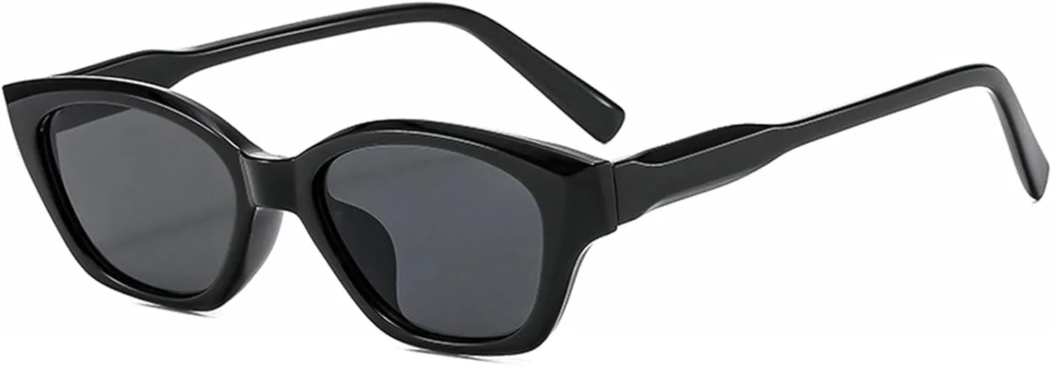 willochra Retro Cat Eye Sunglasses For Women 90s Trendy Shades Small Oval Gradient Sun Glasses UV400 Vintage Travel Eyewear