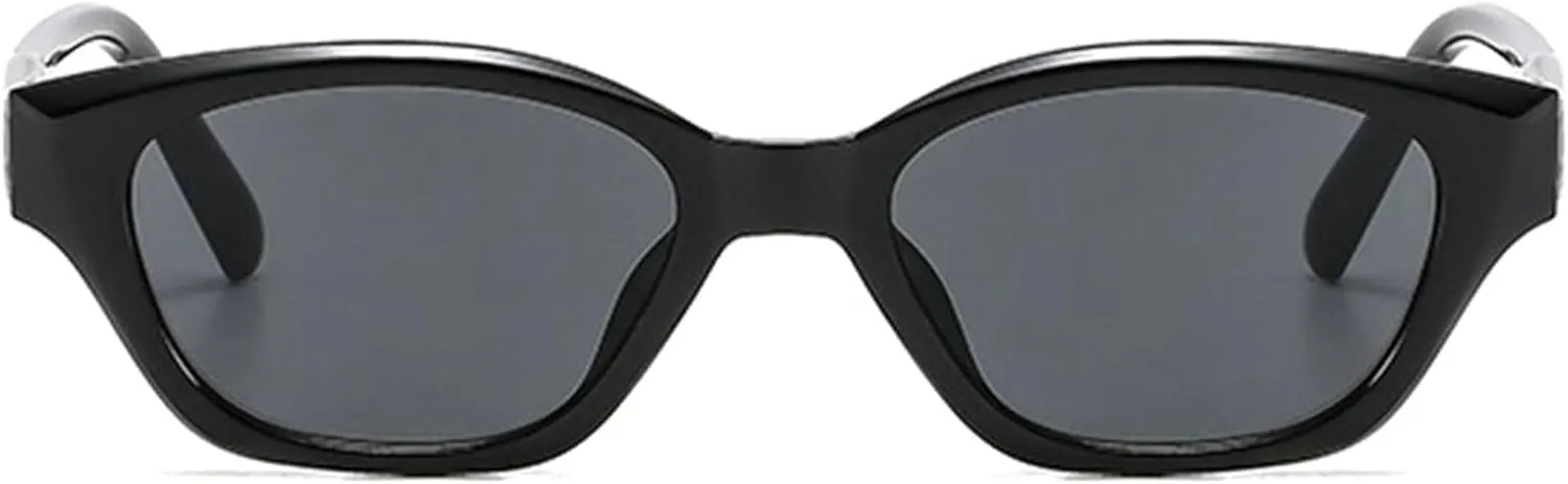 willochra Retro Cat Eye Sunglasses For Women 90s Trendy Shades Small Oval Gradient Sun Glasses UV400 Vintage Travel Eyewear