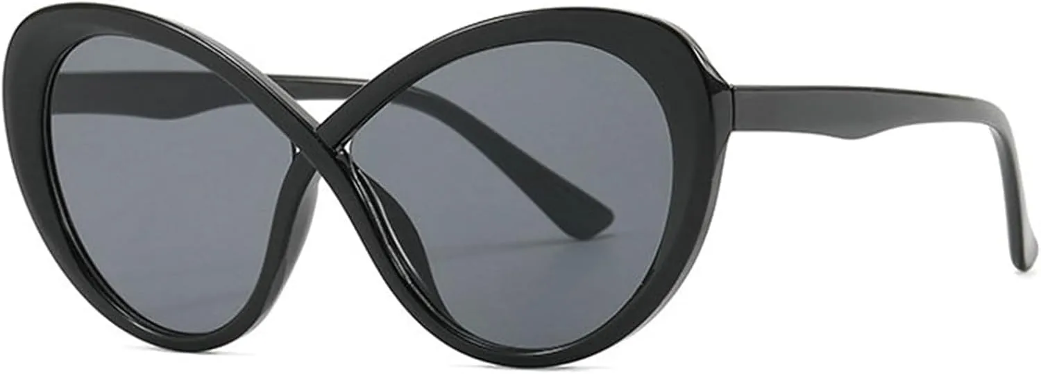 willochra Sexy Y2k Cat Eye Sunglasses Women Luxury Vintage Sun Glasses For Ladies Retro Travel round Eyewear Shades UV400
