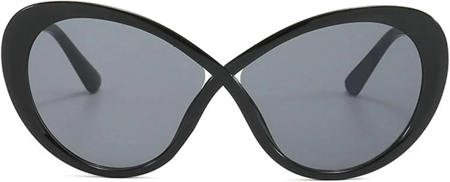 willochra Sexy Y2k Cat Eye Sunglasses Women Luxury Vintage Sun Glasses For Ladies Retro Travel round Eyewear Shades UV400