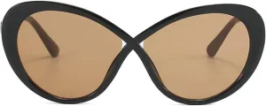 willochra Sexy Y2k Cat Eye Sunglasses Women Luxury Vintage Sun Glasses For Ladies Retro Travel round Eyewear Shades UV400