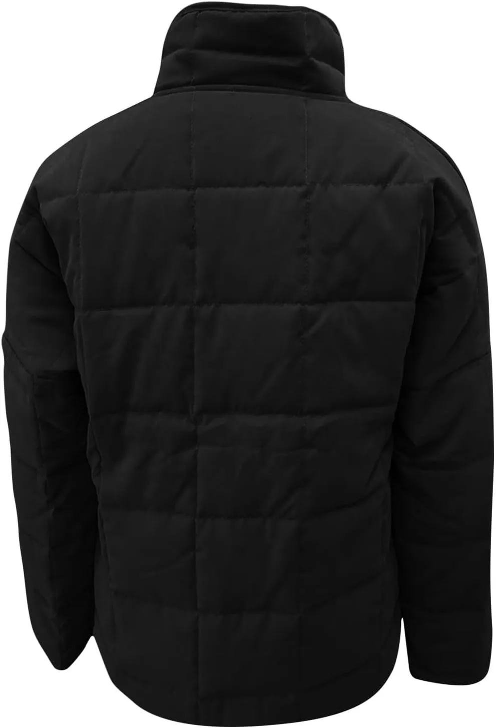 Winter Quilted Jackets For Women Lightweight Button Down Padded Puffer Jackets Stand Collar Long Sleeve Down Coats