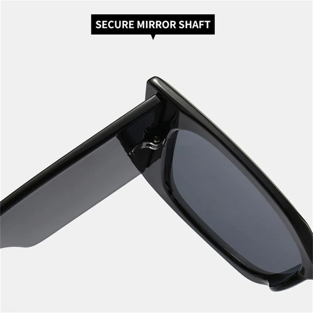 Women Oversize Square Sunglasses Men Wide Glasses Legs Travel Male Shades Female Retro UV400