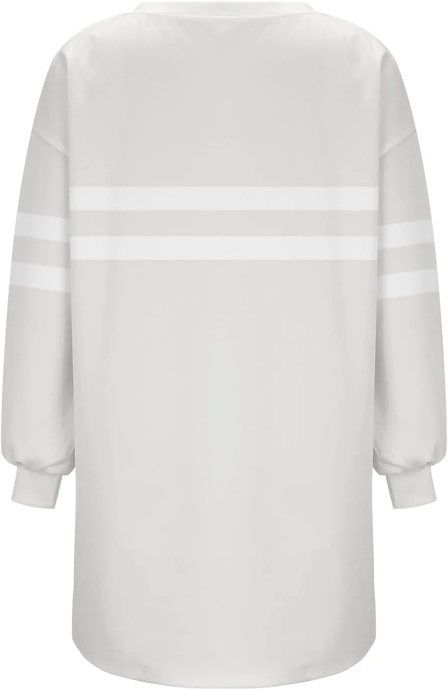 Womens Casual Crewneck Sweatshirt Long Sleeve Tops Stripes Cute Pullover Loose Fit Oversized Outfits