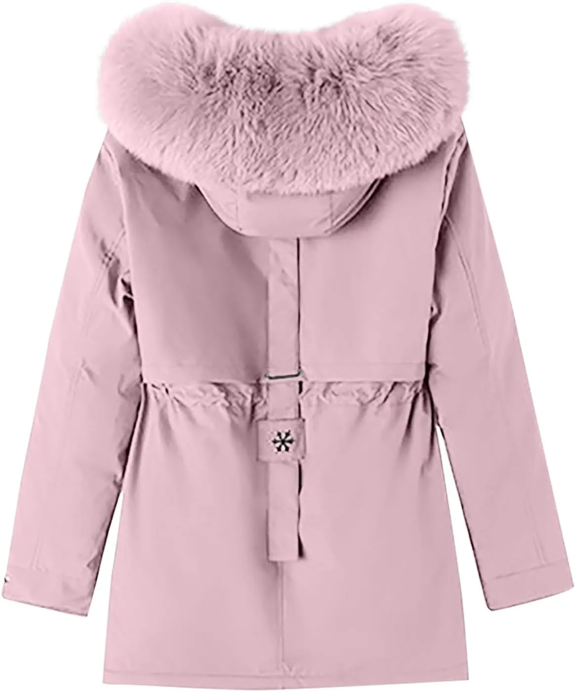 Womens Down Jacket Plus Size Women's Hooded Down Parka Thickened Warm Winter Long Down Jacket Puffer Coat 2024