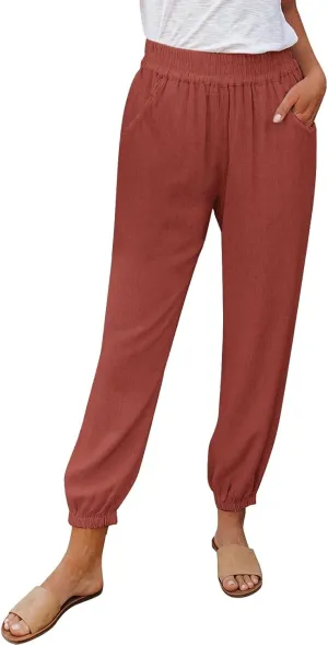 Womens Sweatpants Plus Size Baggy High Waisted Oversized Causal Graphic Cinch Bottom Joggers Sweat Pants Pocketed