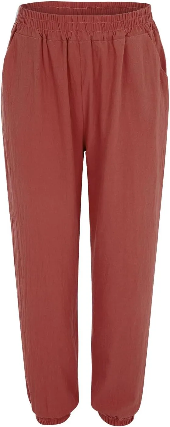 Womens Sweatpants Plus Size Baggy High Waisted Oversized Causal Graphic Cinch Bottom Joggers Sweat Pants Pocketed